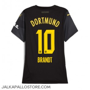 Borussia Dortmund Julian Brandt #10 Vieraspaita Naisten 2024-25 Lyhythihainen